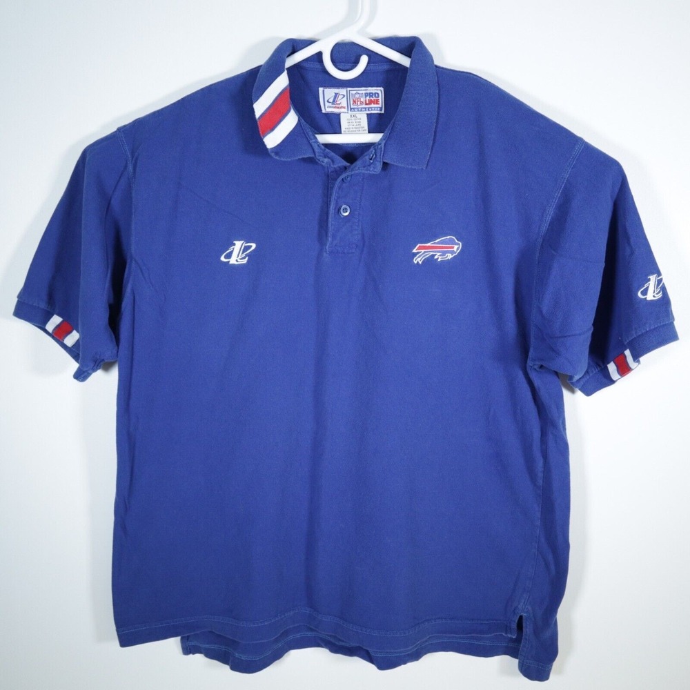 Buffalo Bills VTG Polo Shirt 2XL NFL Pro Line Logo 90s Football Golf Mens